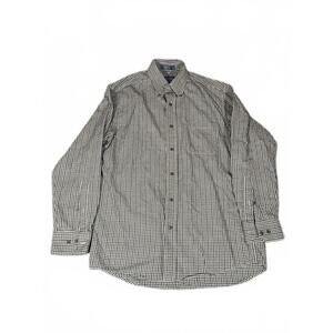 Pendleton Canterbury Wool/Pima Cotton Button Down Men's Medium Long Sleeve Shirt